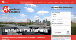 Desktop Screenshot of aplusapartments.com